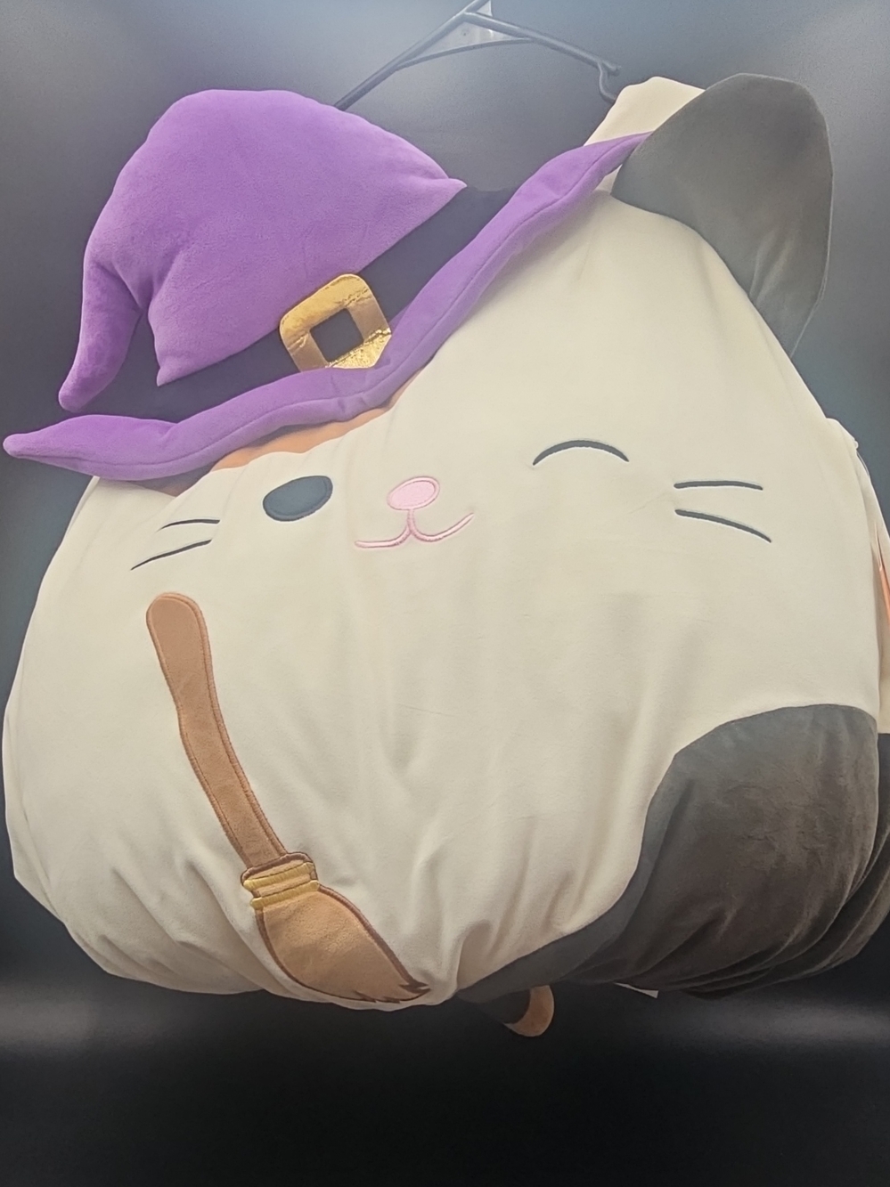 Squishmallows Cream and Gray Cat Costume Plush